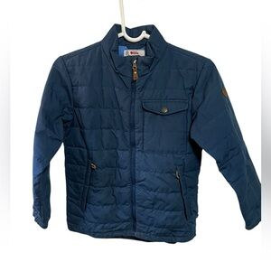 FjallRaven Blue Quilted Jacket Sz 10-11 Yrs